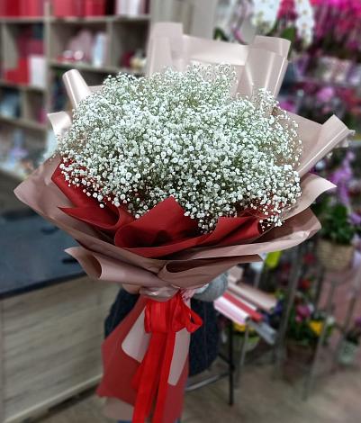 Букет цветов из: Гипсофила в Янтарном