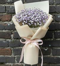 Букет Нежные чувства в Янтарном Букет цветов из:  Гипсофила в Янтарном