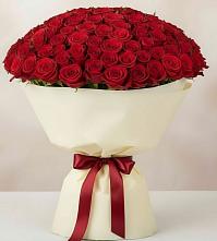 101 Красная роза Милано в Янтарном Букет 101 Красная роза Милано в Янтарном