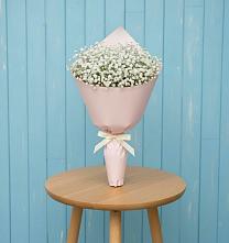 Букет Воздушное настроение в Янтарном Букет цветов из:  Гипсофила в Янтарном