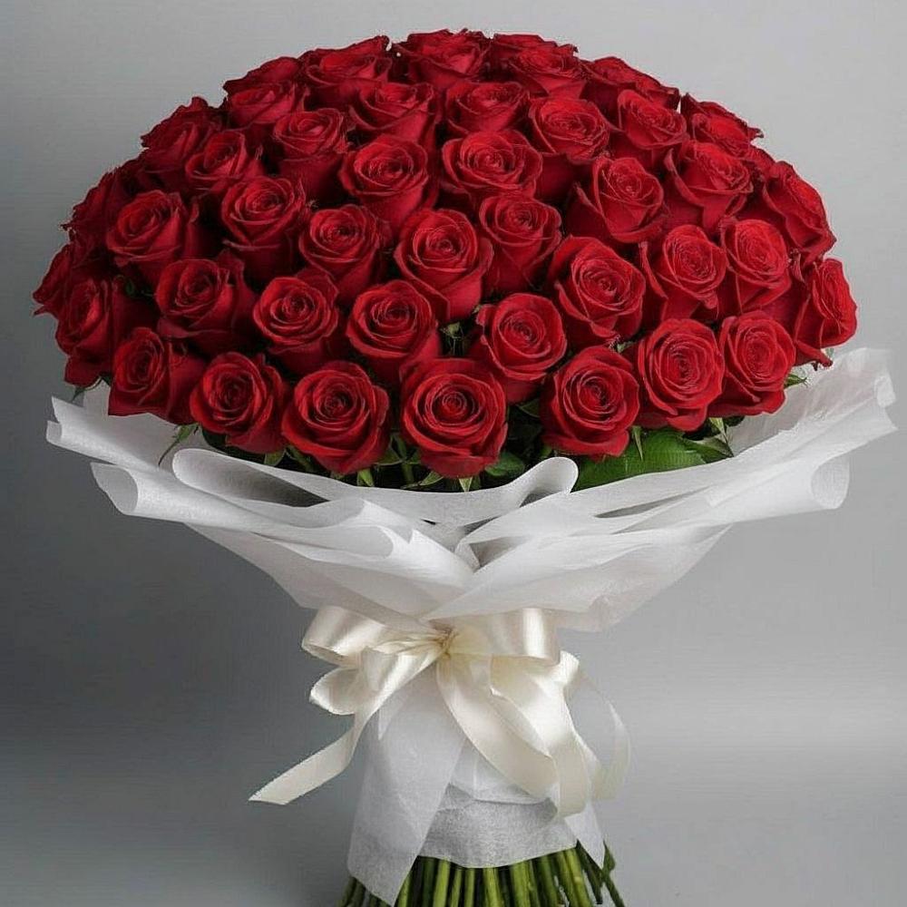 101 Красная роза Блэк Мэджик в Янтарном Букет 101 Красная роза Блэк Мэджик в Янтарном