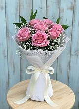 Букет шик блеск #REPLACE_PRED# Янтарном Букет цветов из:  Розы #REPLACE_PRED# Янтарном