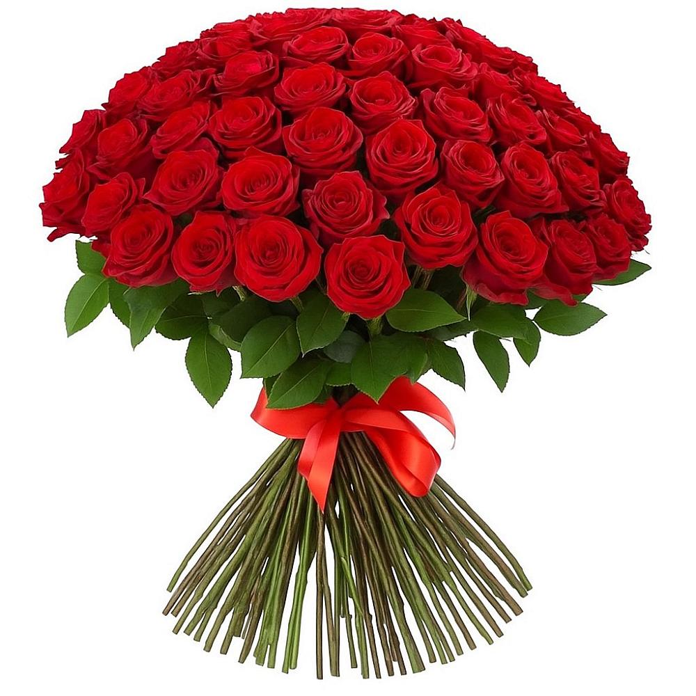 Красные розы Блэк Меджик в Янтарном Букет Красные розы Блэк Меджик в Янтарном