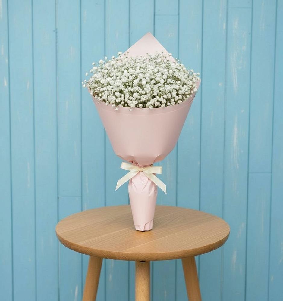 Букет Воздушное настроение в Янтарном Букет цветов из: Гипсофила в Янтарном