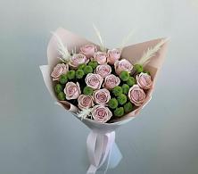 Букет доброе утро в Янтарном Букет цветов из:  Розы и Хризантемы в Янтарном