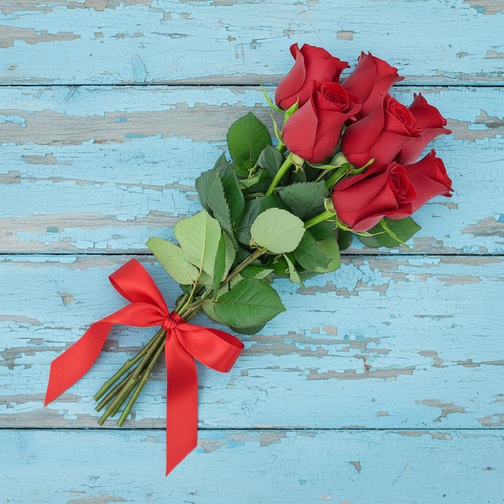 Букет красные розы в Янтарном Букет Красные розы в Янтарном