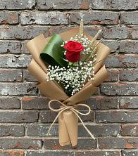 Букет Премиальная роза в Янтарном Букет цветов из:  Розы в Янтарном