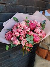 Букет цветов из:  Розы в Янтарном