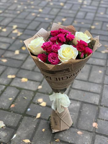 Букет цветов из: Розы в Янтарном
