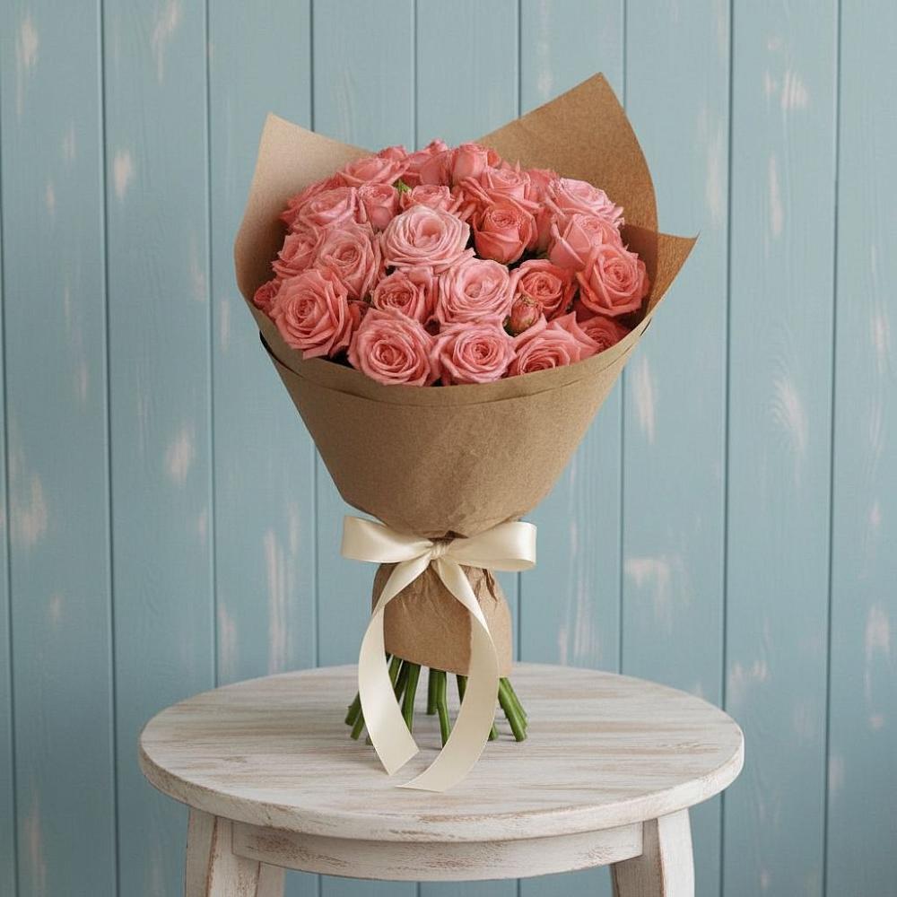 Букет пленительный в Янтарном Букет цветов из: Розы в Янтарном