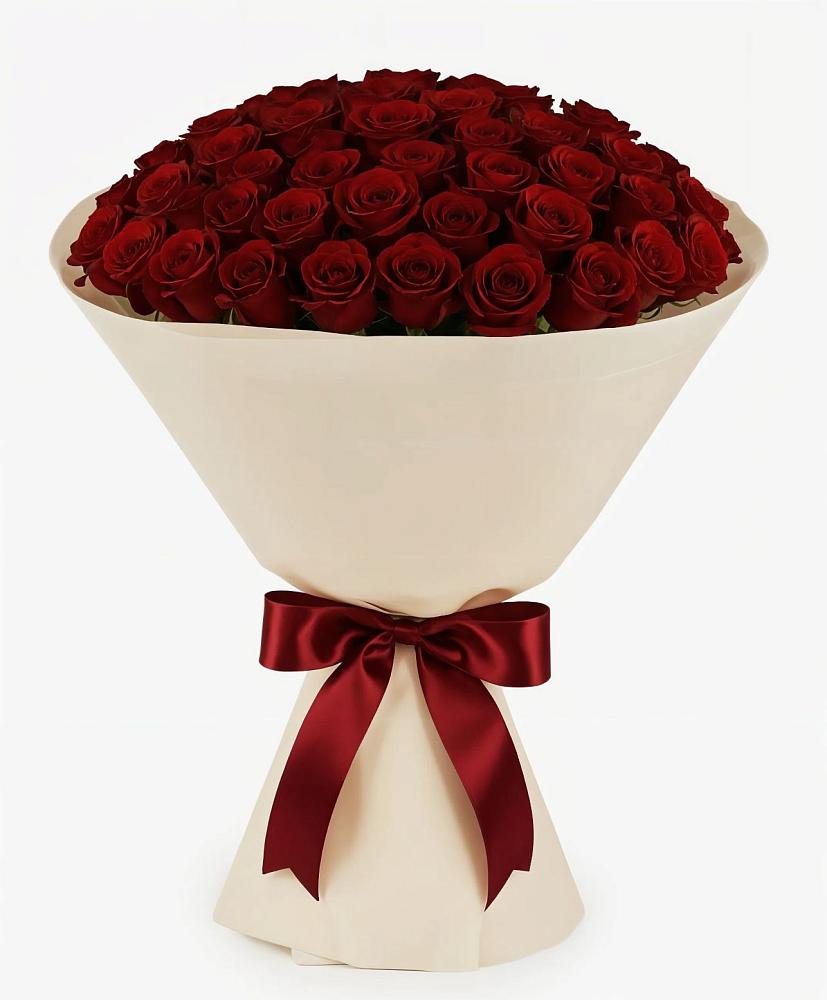 101 Бордовая роза Блэк Бакарра в Янтарном Букет 101 Бордовая роза Блэк Бакарра в Янтарном