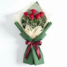 Букет рубиновое очарование в Янтарном Букет цветов из:  Розы в Янтарном